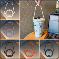 MUNDAN 2Pcs Insulated Tumblers, Leakproof Keep Drinks Hot Cold Water Bottle Handle, Dia 85 to 100mm 