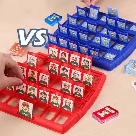 Guess Who I Am Puzzle Game Two Person Interactive Portable Tray Puzzle Board Game Suitable for Child