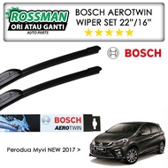 [1Set] A769S Bosch Perodua Myvi 2018 M800 Aerotwins Wiper Blade 22"+16"