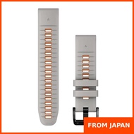 Garmin (GARMIN) Fenix7 Pro/epix Pro 47mm compatible QuickFit replacement band 22mm Fog Gray/Ember Or