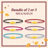 SK Jewellery Classic Gold Clip Charm Bracelet