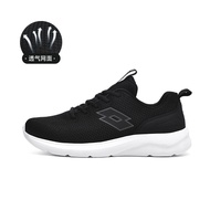 รองเท้าวิ่งผู้ชาย Lotto Breathable Mesh Soft Bottom Running Shoes รองเท้าวิ่งลำลองสำหรับฤดูร้อน รองเ