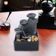 Creative Flowing Water Fountain Feng Shui Luck Home Office Decoration Tabletop Caft