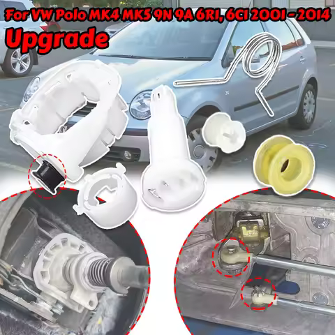 For VW Polo MK4 MK5 9N 9A 6R1 Upgrade Manual Gear Lever Spring Bearing Shell Socket Bushing Linkage 