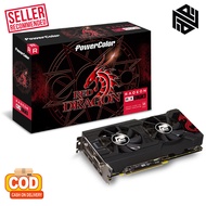 VGA CARD POWERCOLOR AMD RADEON bekas RX 570 4GB DDR5 256 BIT POWER COLOR
