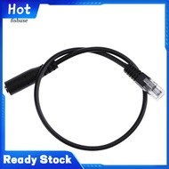 KDFH- 30cm 35mm Smartphone Headset to RJ9 Plug Converter Adapter Cable for Telephone