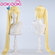 DOKIDOKI Fairy Tail Lucy Cosplay Wig Synthetic Long Straight Wig Anime Coser Cute Girl Heat Resistan