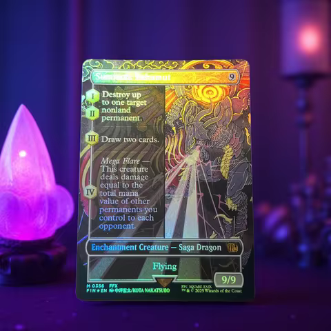 FIN FOIL4-01 Tcg proxy magic cards Cloud, Midgar Mercenary Summon Bahamut Vivi Ornitier Buster Sword