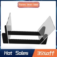 Vinyl Record Storage -Vinyl LP Record Rack 13.7 Inches Long -Vinyl Record Holders (Black)