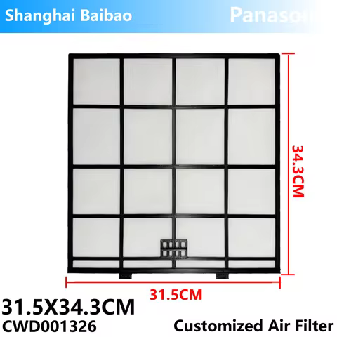 2PCS/SET For Panasonic/Rasonic 31.5X34.3cm CWD001326 Customized Air Conditioner Filter Spilt Type co
