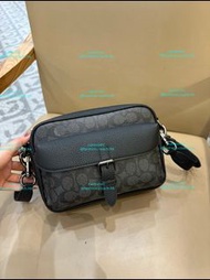 COACH 手袋 銀包 背囊 禮物 【新款】COACH蔻馳CW217 CW218男士經典標志老花WARNER 休46