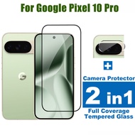 For Google Pixel 10 Pro Full Coverage Tempered Glass For Google Pixel 10 9 Pro XL 10 9 9a 8 8a 7 7a 