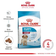 ROYAL CANIN Medium Puppy Dry Dog Food Size Health Nutrition (4kg)