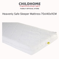 Childhome Heavenly Safe Sleeper Mattress 70x140x11CM | Cot Bed Anti-Dust Mite Breathable