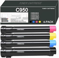 Allton C950 High Capacity Toner Cartridge Compatible for C950X2KG C950X2YG C950X2MG C950X2CG Toner R
