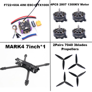 Rctosky MARK4 V2 7inch F722 Flight Control 45/60A 4INI ESC rack drone FPV carbon fiber PV Racing Dro