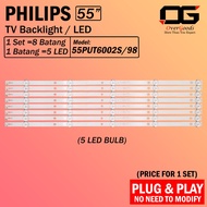 PHILIPS 55 Inch 55PUT60025/98 LED Backlight TV / Light Bar | Lampu LED TV Philips 55"