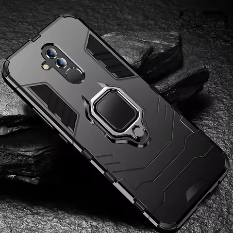Mate 20 Lite Heavy Duty Armor Metal Ring Drop-proof Case For Huawei Mate 20 Lite SNE-LX1 SNE-L21 SNE