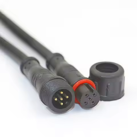 led Connector Led Waterproof Cable Connector Male to Female 2pin/3pin/4pin/5pin LED Strips Male and 
