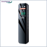 AMAZ Portable Digital Voice Recorder MP3 Records Audio Recorder With 512Kbps Recording For Work Lectures Meetings