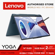 Lenovo Yoga 7 14ARP8 | 82YM002NSB | 14" FHD+ (1920x1200) OLED 400nits Glossy | Ryzen 7 7735U | Radeon 680M Graphics | 16GB RAM | 512GB SSD | Win11 home | 2Y Premium Care
