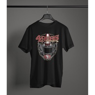 San Francisco 49Ers Fan Pattern T-Shirt • 100% Cotton T-Shirt Popular versatile T-shirts