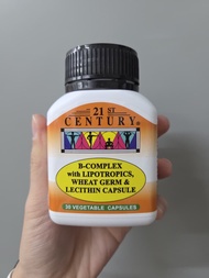 21st Century B-Complex with Lipotropics Wheat Germ & Lecithin 30s