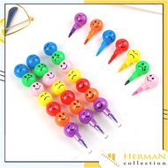 Rainbow Colored Pencils 1 SET of 7 Colors Rainbow EMOJI Colored Pencils