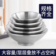 [in stock] 304Stainless Steel Japanese Ramen Bowl Large Household Bowl, Large Capacity Instant Noodl