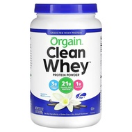 Orgain Grass-Fed Whey Protein Clean Whey Protein Powder Vanilla Bean 1.82 lbs (828 g)