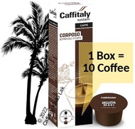 Corposo Espresso Forte แคปซูลกาแฟ Caffitaly (10 Capsules) Ecaffe