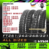 ✳TAYAR MOTORSIKAL VIVA FT261,262,268,321 TYRE 225,250,275,300,350,410,70,80,90,100,110-14,16,17,18,1