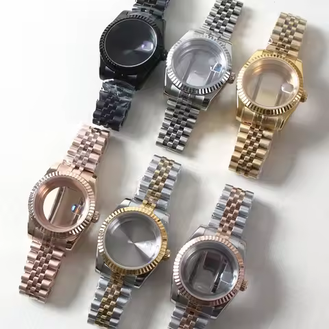 36mm/39mm NH35 Watch Case For Datejust Watch Accessories 904L Stainless Steel Fit NH35 NH36 Movement