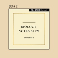 Biology Notes STPM (Semester 2)