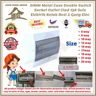 PVC MCB Box / Consumer PVC Box / DB Box / KOTAK SUIS / Distribution Box / 6 Way to 21 Way CONSUMER U