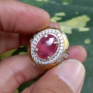 Gemstone Ring RUBYnatural + Memo (4.24ct)