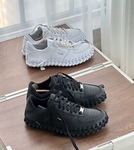 👟 「Brand New」Jacquemus x Nike J Force 1 Low 戶外運動 編織平底鞋 薄底鞋 白色 黑色
