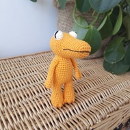 彩虹朋友玩具禮物。孩子們的毛絨娃娃。橙色彩虹朋友Roblox