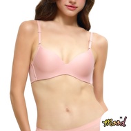 Wacoal Mood Travel Bra บราม้วนได้ ไร้โครง รุ่น MM1243 สีชมพูอมส้ม (RO)