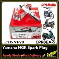YAMAHA NGK ORIGINAL SPARK PLUG CPR8EA-9  LC135 V1 -V7 LC5S LC4S  CPR8EA9 CPR8