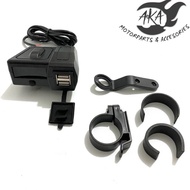 LTC VOLT METER DUAL USB CHARGER FOR MOTORCYCLE