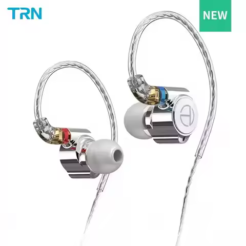 TRN TA1 In Ear Headphones Knowles Dynamic Balanced Armature MMCX Metal Deep Bass Earphones For Phone