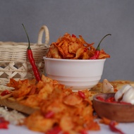 Balado CassavaKeripik Cassava chip/ Shaved cassava/Original sanjay balado cassava chips/ Spicy shave