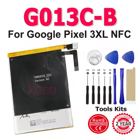 G013C-B New Mobile Phone Replacement Battery 3450mAh For HTC Google Pixel 3XL Pixel 3 XL 3 Batteries