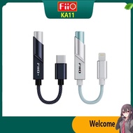 FiiO/JadeAudio KA11 USB C to 3.5mm Audio Adapter 32bit/384KHz Type C to 3.5mm USB Dongle HiFi DAC Am