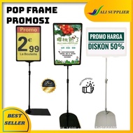 FRAME PROMOSI / STAND POP SUPERMARKET / PAPAN HARGA PROMOSI / PAPAN HARGA / STANDING POP / POP SUPER