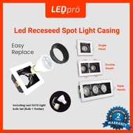 LED PRO LED Spot Light 4W -27W Tri-tone Anti Glare Spot Light Recessed Spot light GU10 Spot Light