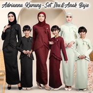 ADRIANNA KURUNG baju kurung sedondon ibu dan anak Moden Sulam Kurung kedah SULAM Modern Set Ibu &Ana