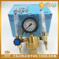 Double Barrel Pressure Reducer Argon Arc Welding Argon Gas   Double-Head Argon Gas Meter Double-Tube