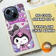 HP (RC5) Case Tecno Spark Go1/ Cute Girl Motif Tecno Spark Go1 hologram Case Tecno Spark Go1/case im
